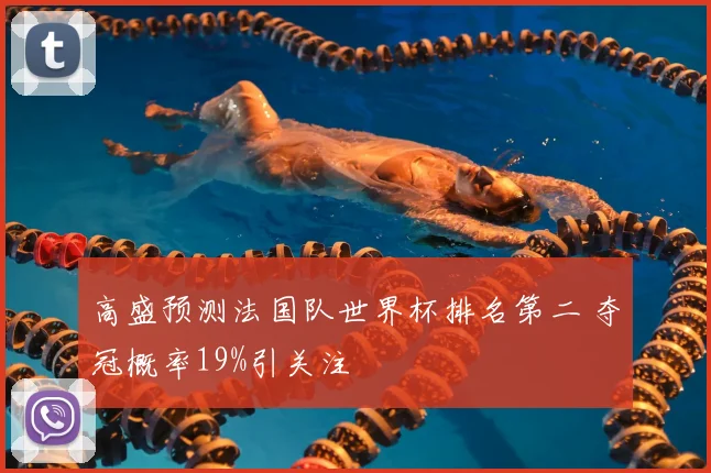 高盛预测法国队世界杯排名第二 夺冠概率19%引关注